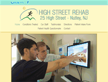 Tablet Screenshot of highstreetrehab.com